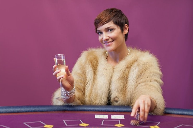 nagamas hk live-dealer table on mobile screen showing blackjack dealer and betting interface